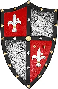 Armory Replicas Kirito Kirigaya & Link Cosplay Shield | PU Foam LARP Prop | Medieval Knight's Shield for Costumes and Events Crafted From Lightweight, Durable Textured Foam