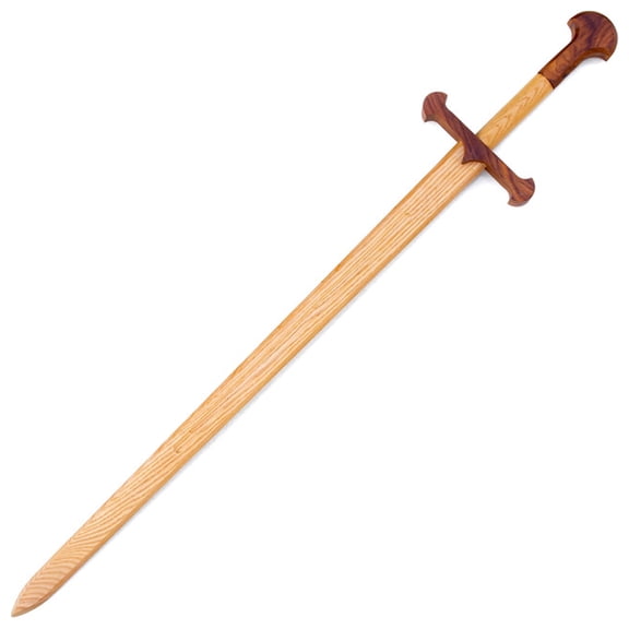 Armory Replicas Knights Apprentice Sheesham Wood Training Sword 42 Dual-Toned Medieval Practice Blade for Cosplay & Reenactment