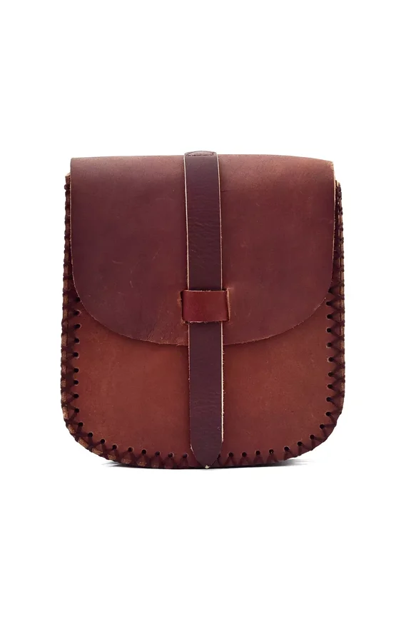 Large Louis Belt Bag Spacious Leather Pouch for Everyday Carry & Outdoor Activities