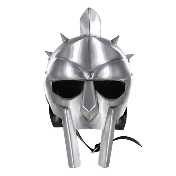 Armory Replicas Roman Style Steel Costume Helmet with Adjustable Visor & Leather Liner