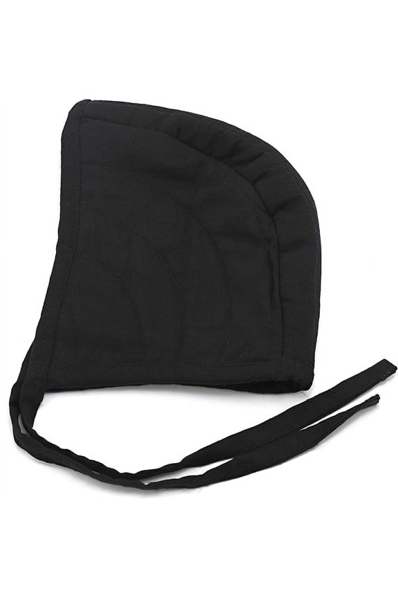 Armory Replicas Medieval Arming Caps & Collars - Enigmatic Collection - White & Black Cotton Padded Armor Neck & Shoulder