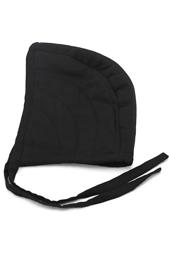 Medieval Arming Caps & Collars - Enigmatic Collection - White & Black Cotton Padded Armor Neck & Shoulder