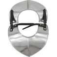 thumbnail image 1 of Armory Replicas Medieval Austere Renaissance Army Gorget – Steel Neck Armor with Leather Straps Adjustable Leather Straps Provide a Perfect Fit., 1 of 6
