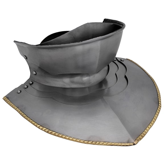 Armory Replicas Medieval Bevor Neck Armor 16 Gauge Steel LARP Reenactment