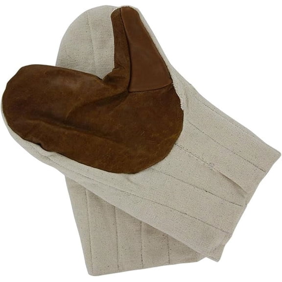 Armory Replicas Medieval Cotton Padded Mitten Gauntlets, Cotton & Leather, Training Gloves