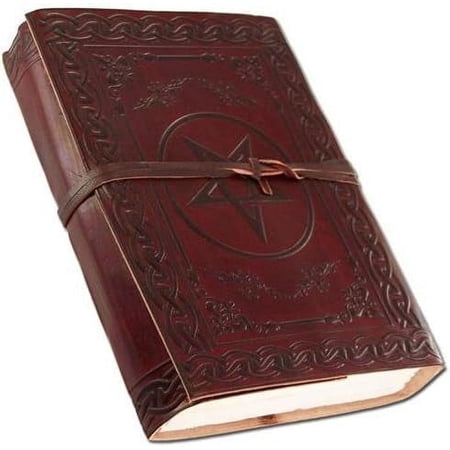 Armory Replicas Medieval European Handmade Leather Diary Journal - 8.4 x 5.6 Inch, 220 Pages, Recycled Fiber Paper