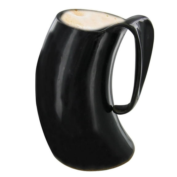 Armory Replicas: Medieval Humble Brew Horn Tankard for Noble Feasts Easy to Maintain with Beeswax Coating Adds Authenticity to Medieval Themed Events