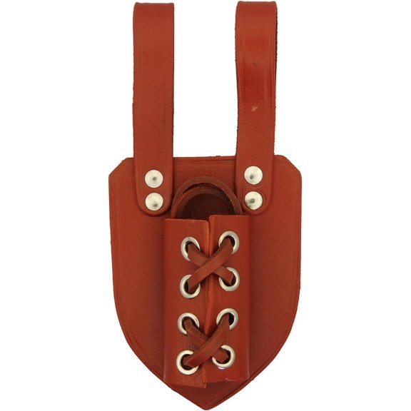 Armory Replicas Medieval Leather Sword & Dagger Belt Holder: Adjustable LARP Frog Adjustable