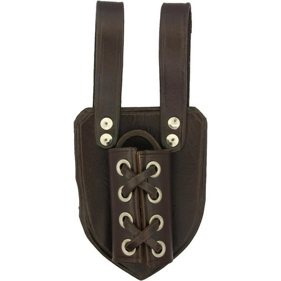 Armory Replicas Leather Belt Holder: Adjustable LARP Frog Handcrafted from Genuine Bovine Leather Style Perfect.