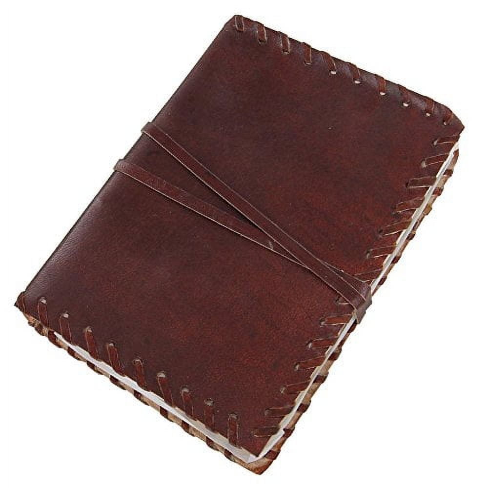 LEATHER WORLD Armory Replicas Medieval Renaissance Handmade Leather Diary Journal Ideal for Calligraphy and Scripting Perfect for Recording Historical Events or Personal Thoughts Each Diary Made One at a Time