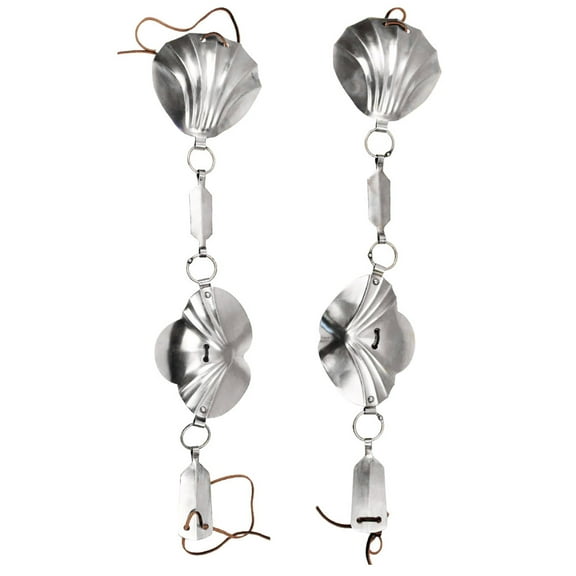 Armory Replicas Medieval Renaissance Steel Jack Chains 25.5 Inches with Adjustable Leather Straps