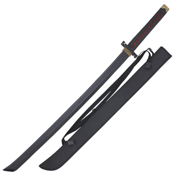 Armory Replicas Moon Slicer Black Mamba Foam Katana Sword with Adjustable Back Strap Sheath – 42.5" Cosplay Prop