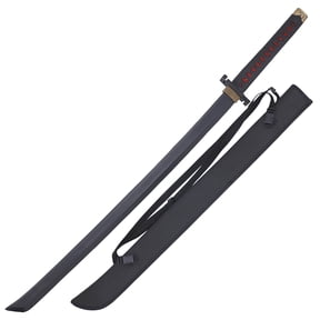 Armory Replicas Moon Slicer Black Mamba Foam Katana Sword with Adjustable Back Strap Sheath, 42.5-Inch Cosplay Prop