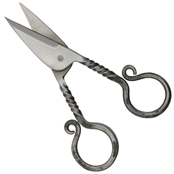 Armory Replicas Practiced Fruition Functional Forged Iron Shears Antique Finish Medieval Scissors