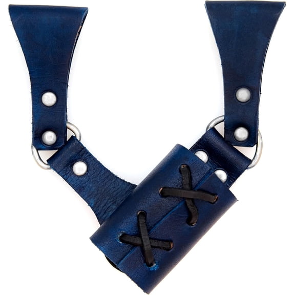 Armory Replicas Premium Leather Sword Holster - Medieval Inspired Handcrafted Costume LARP Weapon Frog Accessory