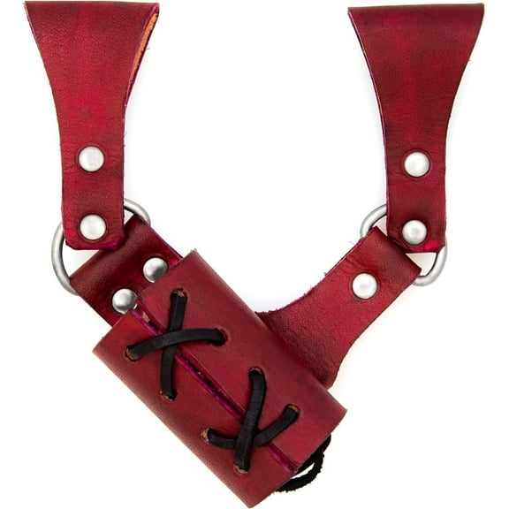 Armory Replicas Premium Leather Sword Holster - Medieval Inspired Handcreafted Costume LARP Weapon Frog Accessory