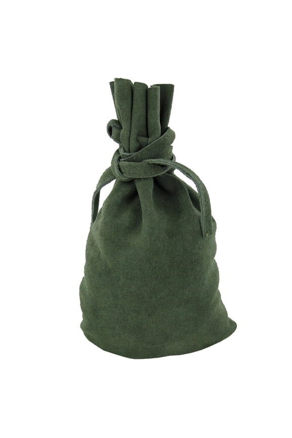 Renaissance Drawstring Master Artisan Suede Bag Adds a touch of medieval charm to any outfit versatile usage for everyday use or historical events