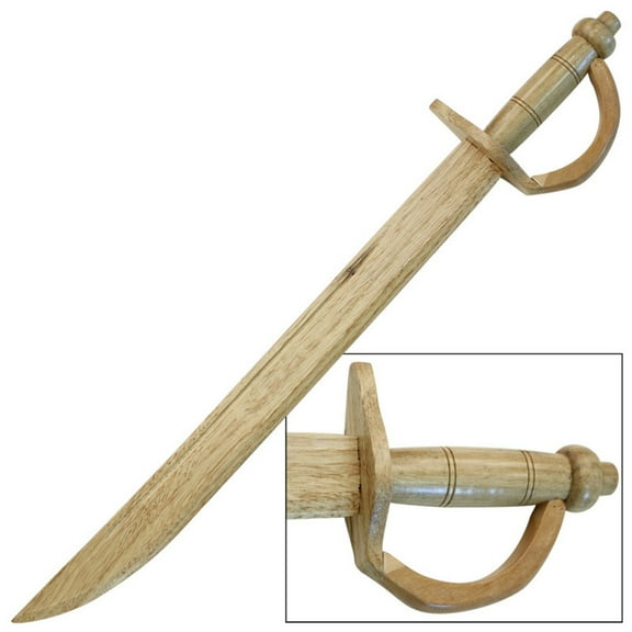 Armory Replicas Royal Horse Guard Cavalry Saber 29.75" Oak Wooden Practice Sword for LARP, Cosplay & Training