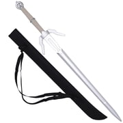 Armory Replicas Silver Wolf Foam Sword, 41 Inch with Adjustable Nylon Back Strap Sheath