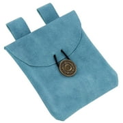 Armory Replicas Suede Pouch Lights of the Peaceful Blues Ideal for holding coins, arrowhead tips, and small fruits Exudes elegance and royalty in any setting