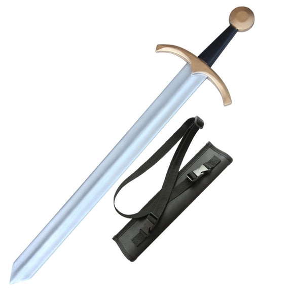 Armory Replicas Tewkesbury War of Roses Foam Sword with Case – Medieval Hand and a Half Replica for Costume & Play