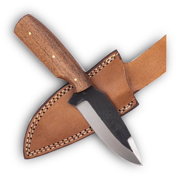 Armory Replicas Tiny Predator 7.75-Inch Metal Display Piece with Genuine Leather Sheath, Decorative Design
