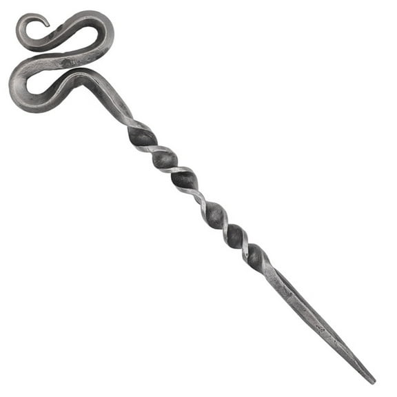 Armory Replicas Twist Hand-Forged Hair Styling Pin – Durable, Versatile for All Hair Types