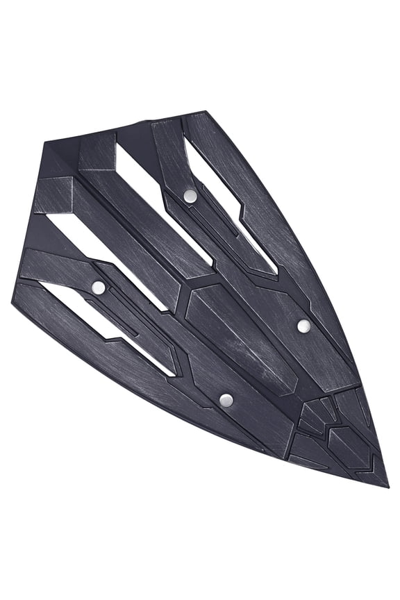 Vibrating Gold PVC Shield Prop Lightweight Circular Cosplay Accessory with Vibration Effect