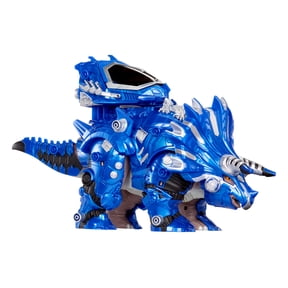 Armorsaurs Armor-Up Triceratops Dinosaur Cobalt Toy Figure with 7 Removable Armor Pieces, Ages 6+