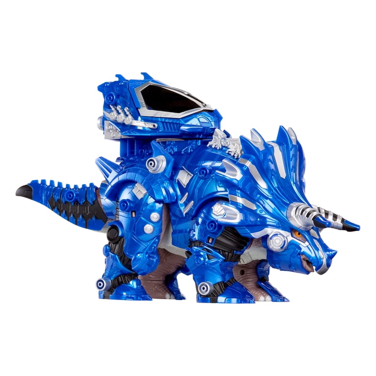 Armorsaurs Armor-Up Triceratops Dinosaur Cobalt Toy Figure with 7