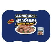 Armour Barbecue Vienna Sausage, 4.6 oz Can, 6 Count price history and forecast - Armour 5410083340