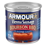 Armour Burbon Barbecue Vienna Sausage, 7g Protein Per Serving, 4.6 oz Can