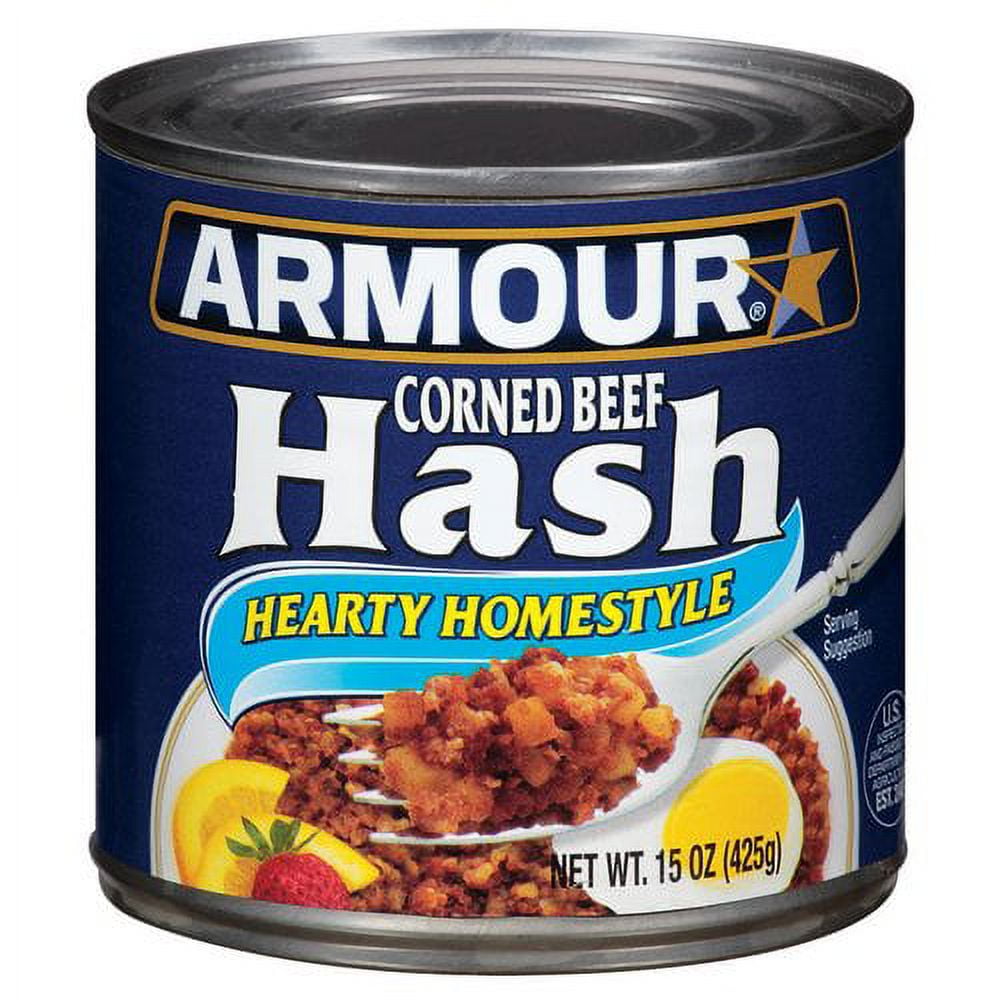 Armour Corned Beef Hash, 15 oz Can