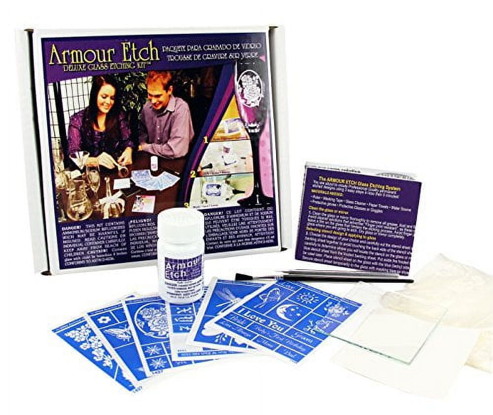 Armour Deluxe Glass Etching Kit glass etching kit 