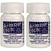 2 Pack Armour Glass Etching Cream 2.8oz.