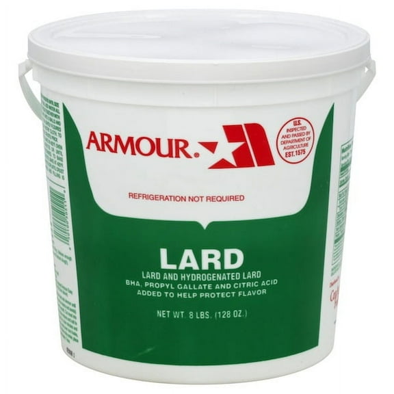 Armour & Hydrogenated Lard, 25 lb