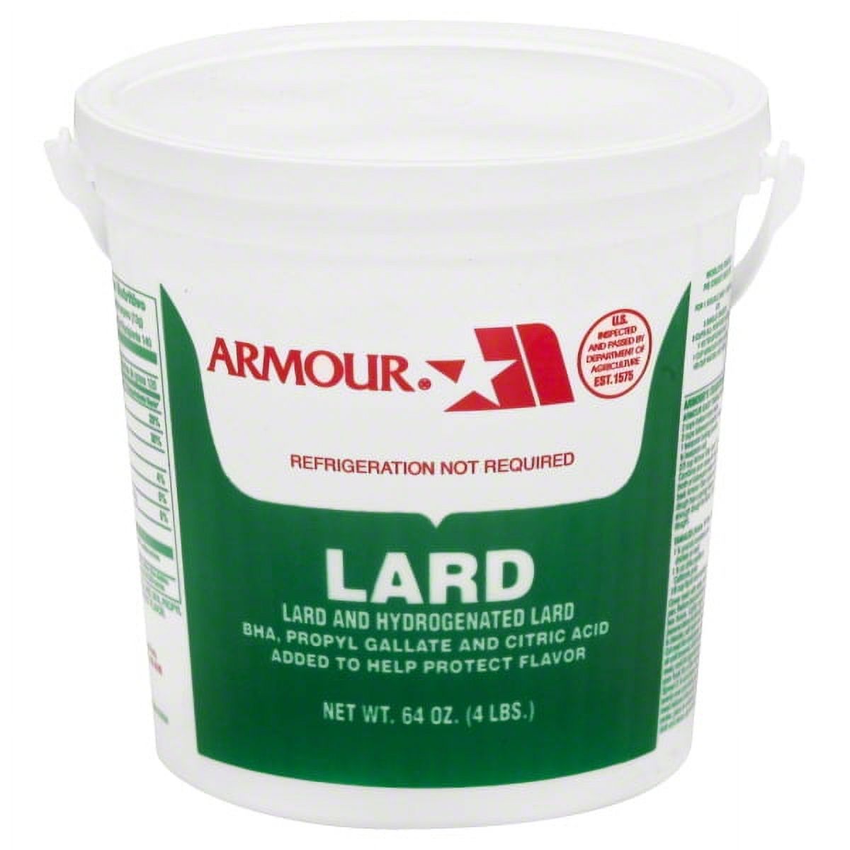 Armour Lard, 4 lb - image 1 of 5