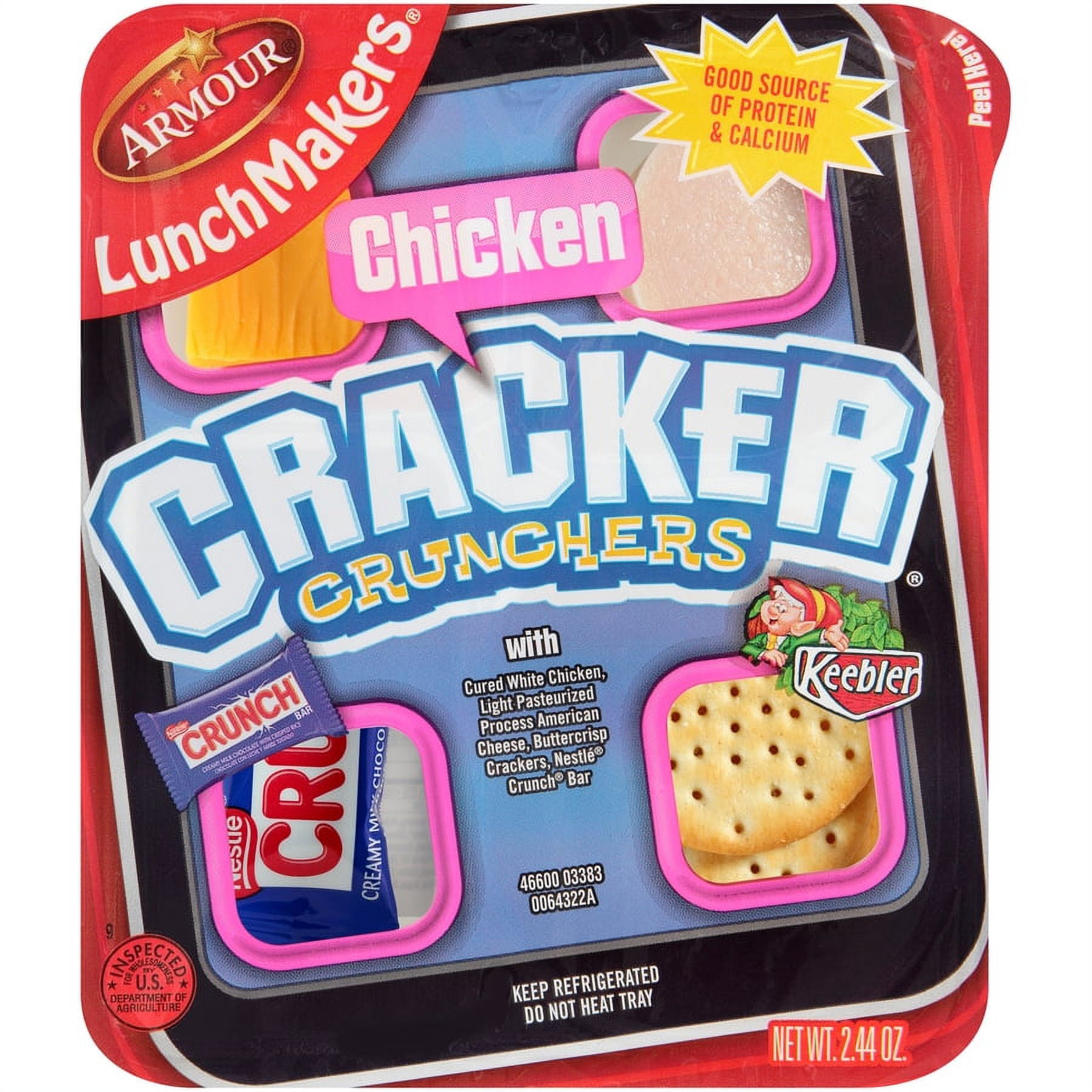 Armour LunchMakers Chicken & Crackers Kit with Crunch Bar, 2.4 oz, 1 Count