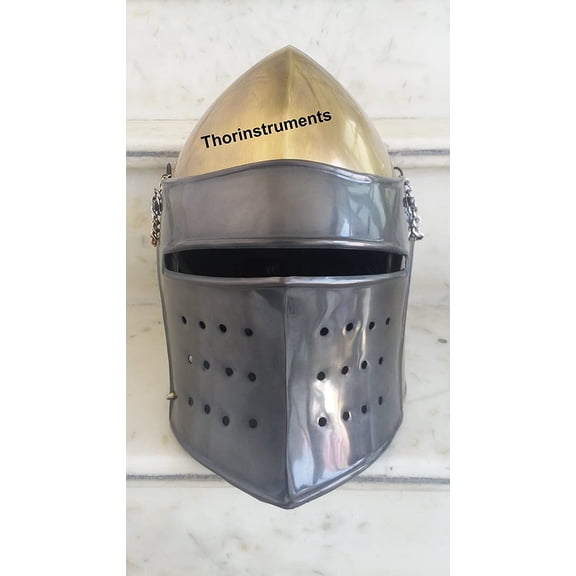 Thor Instruments Armour Medieval Barbute Helmet Antique Helmet Roman knight-helmets