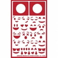 thumbnail image 1 of Armour Over N Over Stencil Emoji Faces, 1 of 8