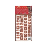 Armour Over N Over Stencil Full Alphabet