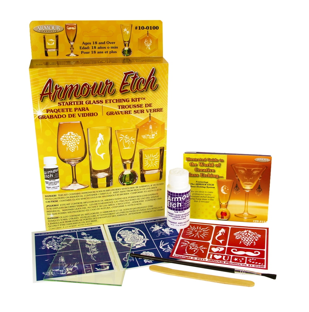 Armour Products 220384 Glass Etching Starter Kit-