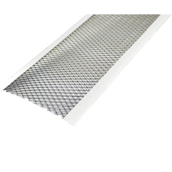 Armour Screen Drop-in Gutter Screen by Spectra Pro Select | 5 in x 3 ft | 5CT Box | MIL Finish with WHITE edge