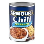 Armour Star Chili with No Beans, Canned Food, 14 oz Can