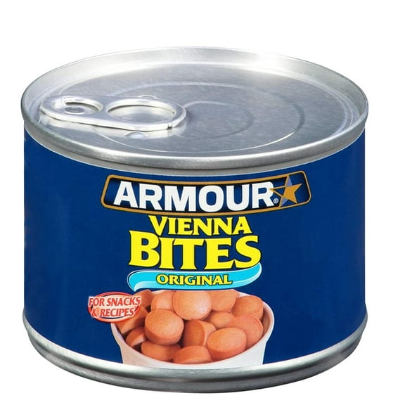Armour Star Vienna Sausage Bites, Original Flavor, Canned Sausage, 10 OZ (Pack of 12) Ready to Eat Meat for Breakfast Lunch Snacks Meals, Premade Dinner