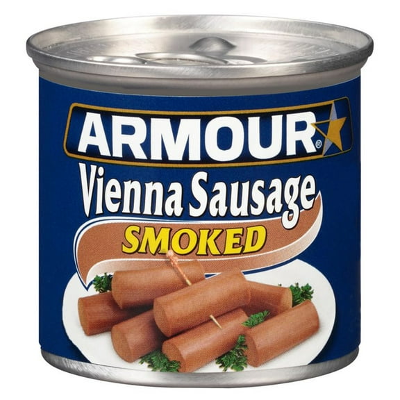 Armour Star Vienna Sausage, Smoked, 7g Protein Per Serving, Canned Sausage, 4.6 oz. Can