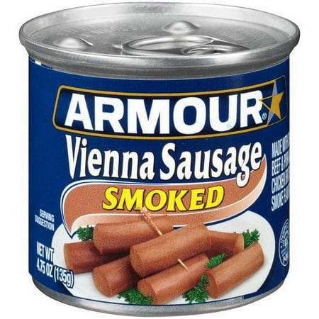 Armour Vienna Sausage, Smoked, 5 oz Can