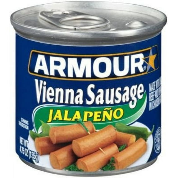 Armour Vienna Sausage, Jalapeno, 5 oz Can