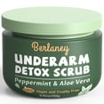 thumbnail image 1 of Armpit Scrub and Body Scrub 8.8 oz with Peppermint, Aloe Vera and Walnut Shell Powder, Deep Cleanse & Exfoliating, for Legs, Knee, Feet, Arms, Hands and the Whole Bod, 1 of 8