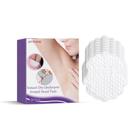 Armpit Sweat Pads, Invisible Long-Lasting Underarm Deodorant Sweat Absorbing Pad, Clean Odors, Premium Cotton, Breathable, Disposable